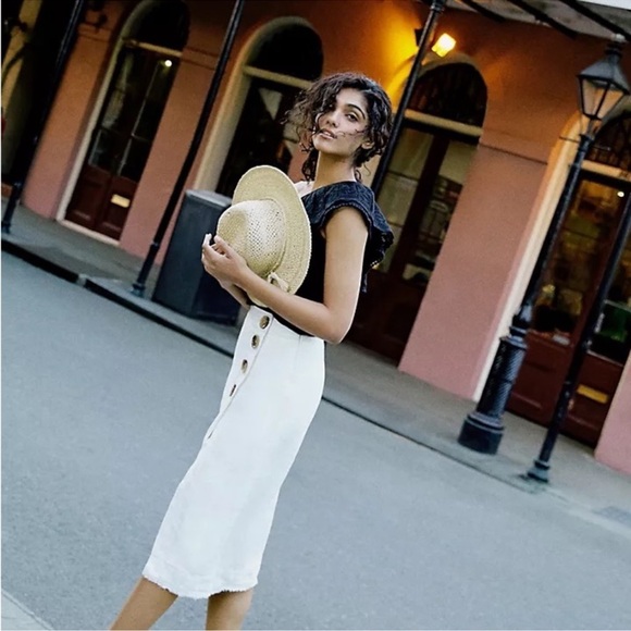 NWT Anthropologie Maeve Springtime Wrap Skirt Size 14 - Picture 16 of 16